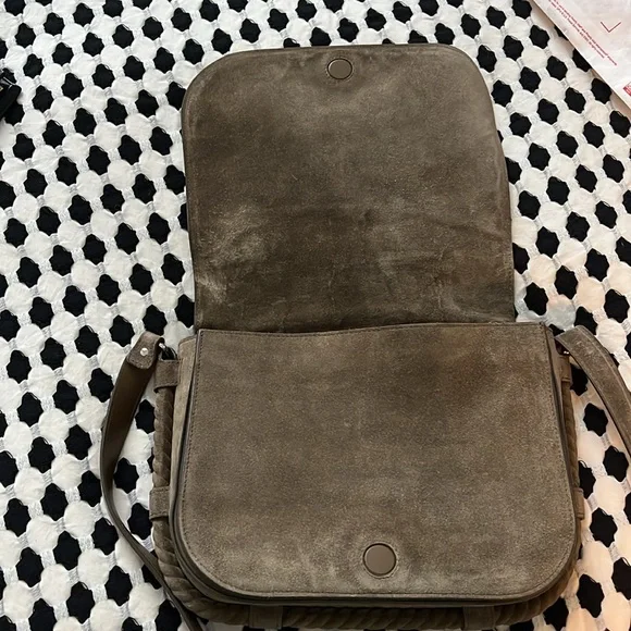 Jenni Kayne Large Suede Saddlebag - Picture 5 of 16